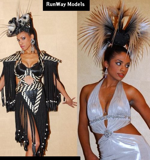 avant garde hairstyles. Raphael International hair styles for runway modeling and entertainers and 